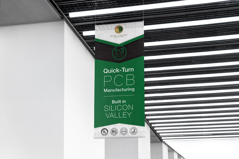 Expo banner design for circuit board manufacturing company